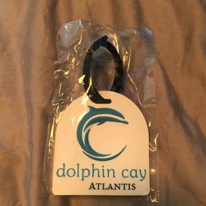 Dolphin Cay Atlantis Rubber Luggage Tag